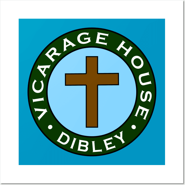 Vicarage House Dibley Wall Art by Lyvershop